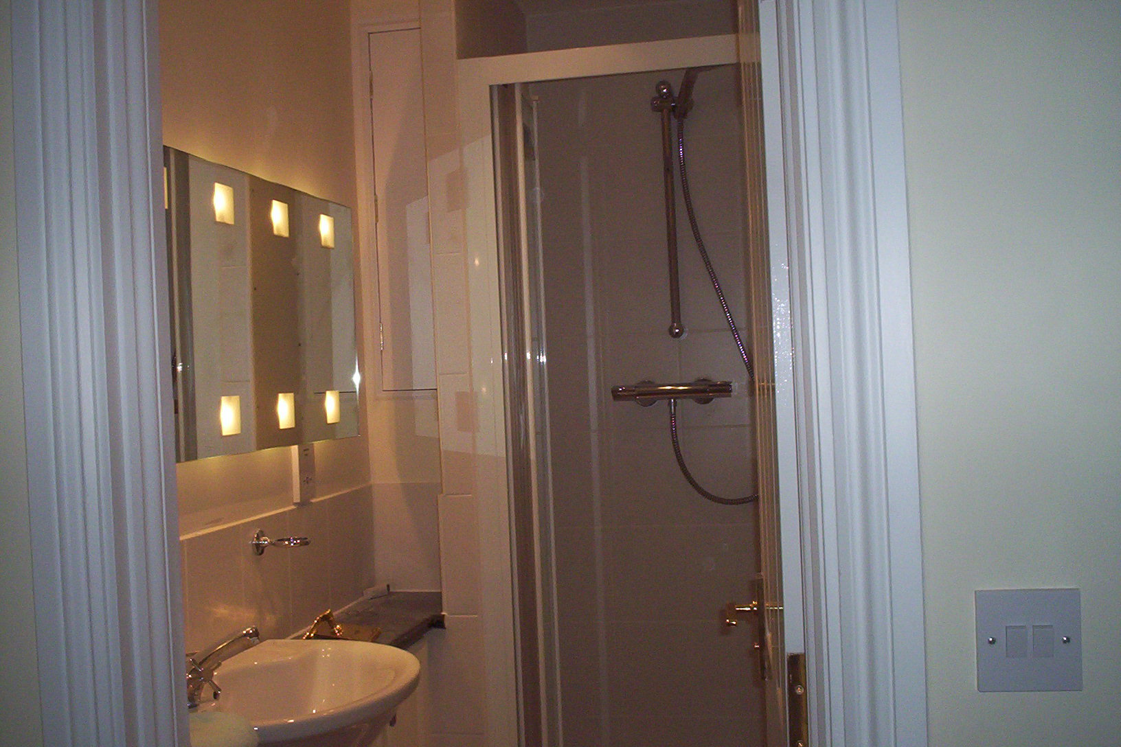 Shower after painting